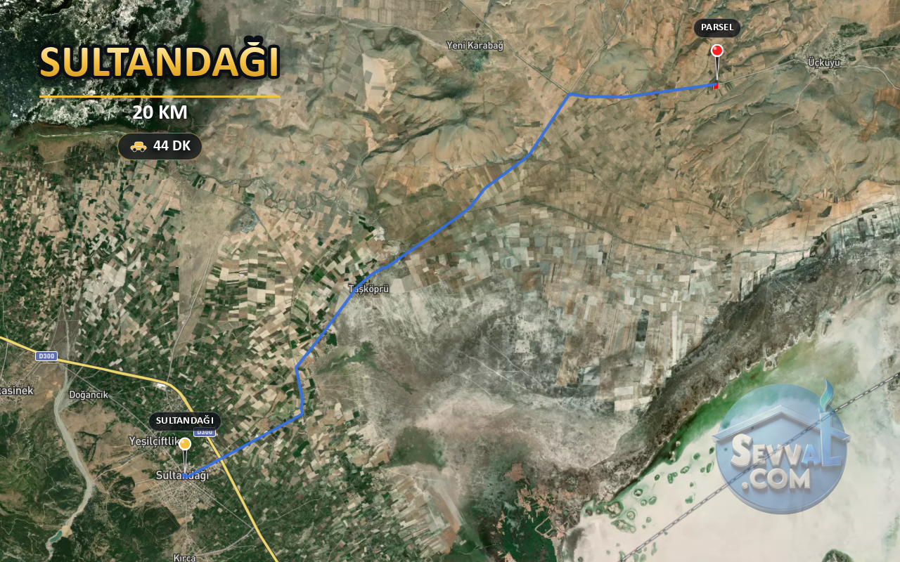 AFYONKARAHİSAR SULTANDAĞI ÜÇKUYU/PINARLI 4.000 m² SATILIK ARSA - AFYONKARAHİSAR SULTANDAĞI fotoğraf 5