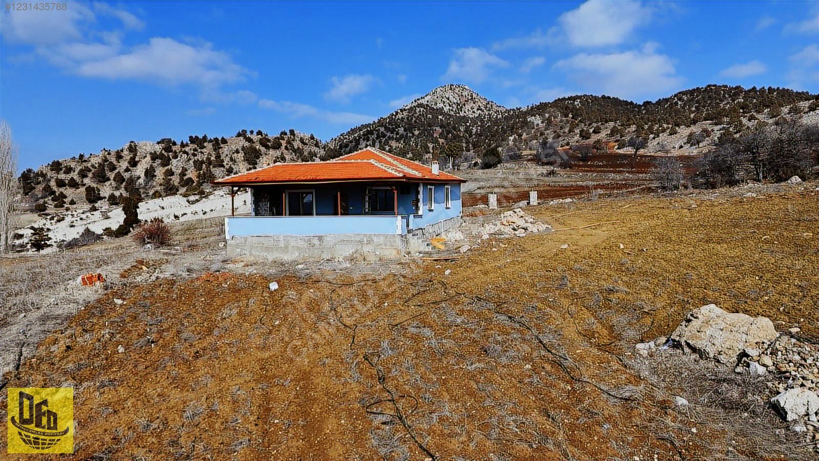 ÇİĞDEMLİ'DE 170m² EVİ OLAN 5.246m² BAHÇE ALANI SATILIK - DENİZLİ ÇAMELİ fotoğraf 3