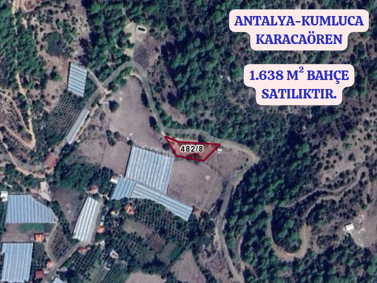ANTALYA KUMLUCA KARACAÖREN KÖYÜNDE 1.638 M²  BAHÇE  SATILIKTIR - ANTALYA KUMLUCA fotoğraf 2