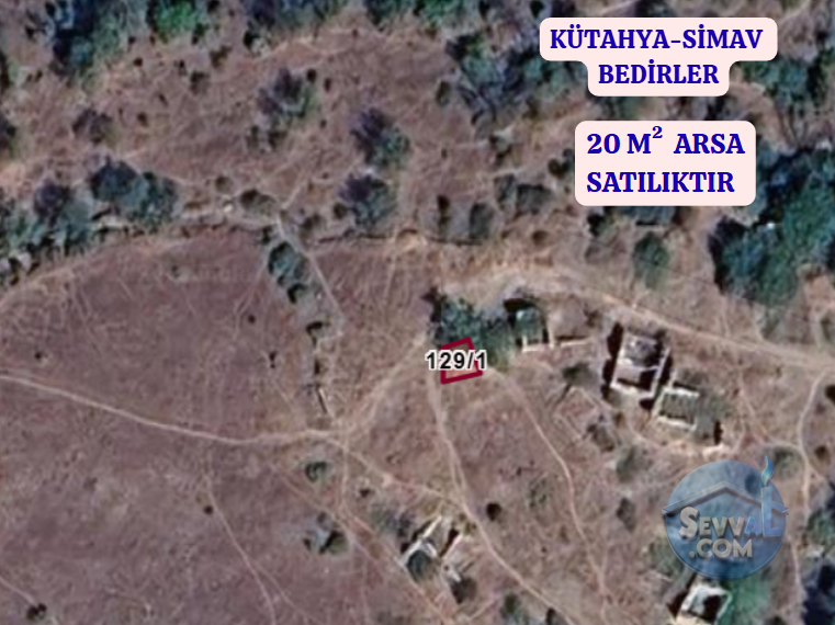 KÜTAHYA SİMAV BEDİRLER  KÖYÜNDE  20 M² ARSA  SATILIKTIR - KÜTAHYA SİMAV fotoğraf 2