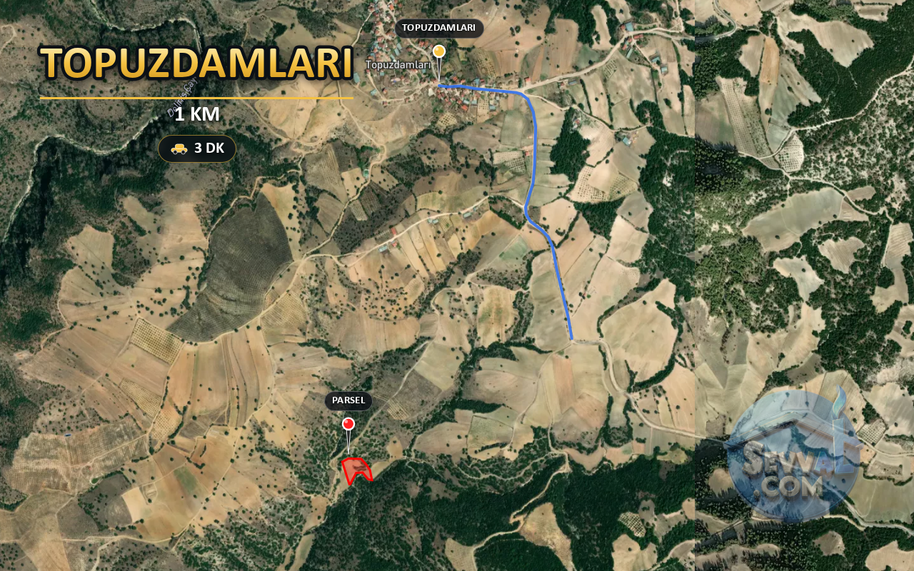 MANİSA KULA TOPUZDAMLARI 4.000 m² SATILIK ARSA - MANİSA KULA fotoğraf 6