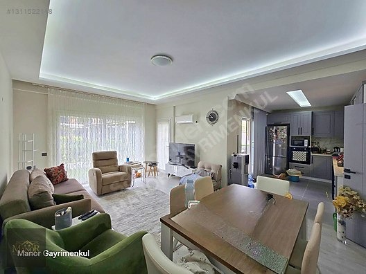 KUŞADASINDA MÜKEMMEL SİTEDE KÖŞE KONUM EŞYALI BAHÇELİ DAİRE - AYDIN KUŞADASI fotoğraf 6