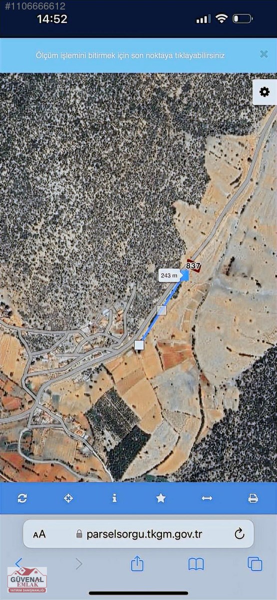 GÜVENALDAN YOLA CEPHELİ TEK TAPULU UYGUN FİYATLI YER - DENİZLİ TAVAS fotoğraf 6