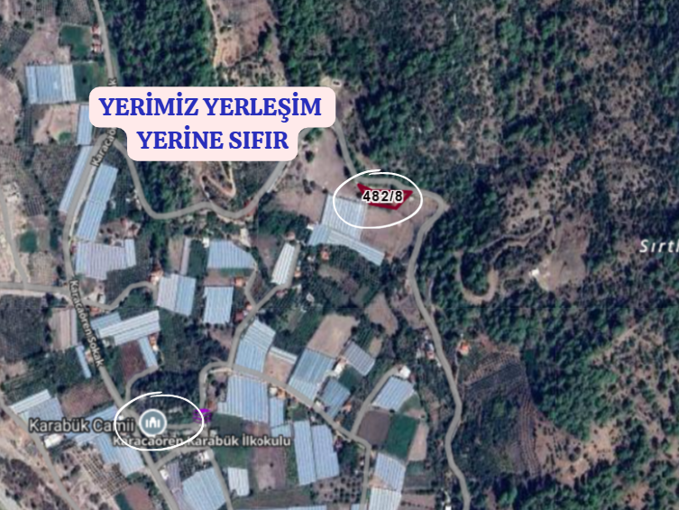 ANTALYA KUMLUCA KARACAÖREN KÖYÜNDE 1.638 M²  BAHÇE  SATILIKTIR - ANTALYA KUMLUCA fotoğraf 4