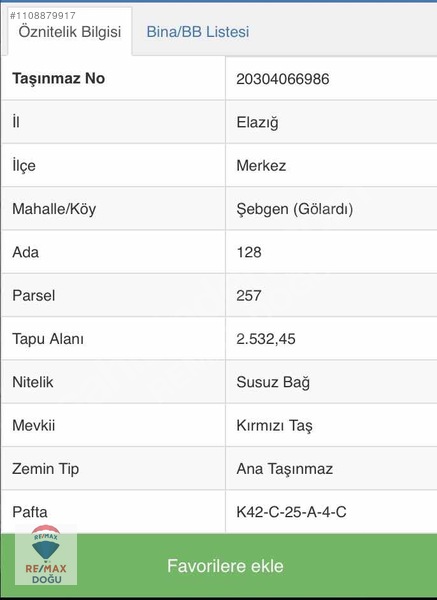 REMAX DOĞUDAN GÖLARDINDA SATILIK GÖL MAZRALI 2530 M2 TARLA - ELAZIĞ MADEN fotoğraf 2