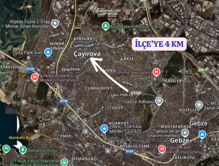 KOCAELİ ÇAYIROVA AKSE  KÖYÜNDE   181  M²  ARSA  SATILIKTIR - KOCAELİ ÇAYIROVA fotoğraf 5