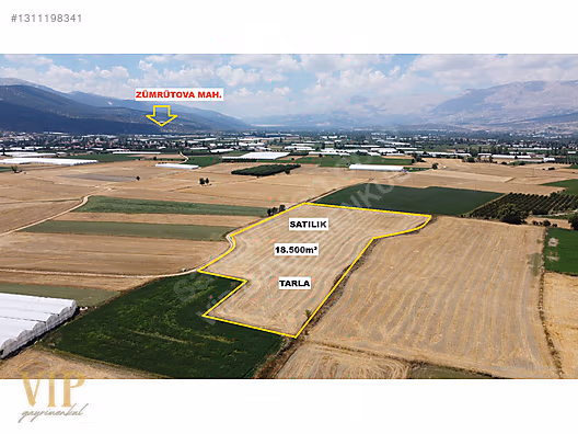 VİP GAYRİMENKUL'den ZÜMRÜTOVA MAH. 18.500m² TARLA - ANTALYA ELMALI fotoğraf 9