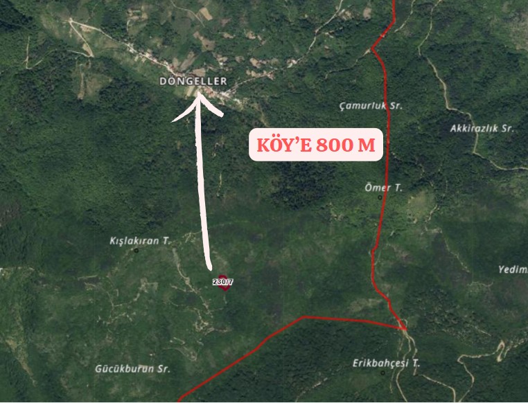 BARTIN ULUS DÖNGELLER KÖYÜNDE 2.412 M² TARLA SATILIKTIR. - BARTIN ULUS fotoğraf 6