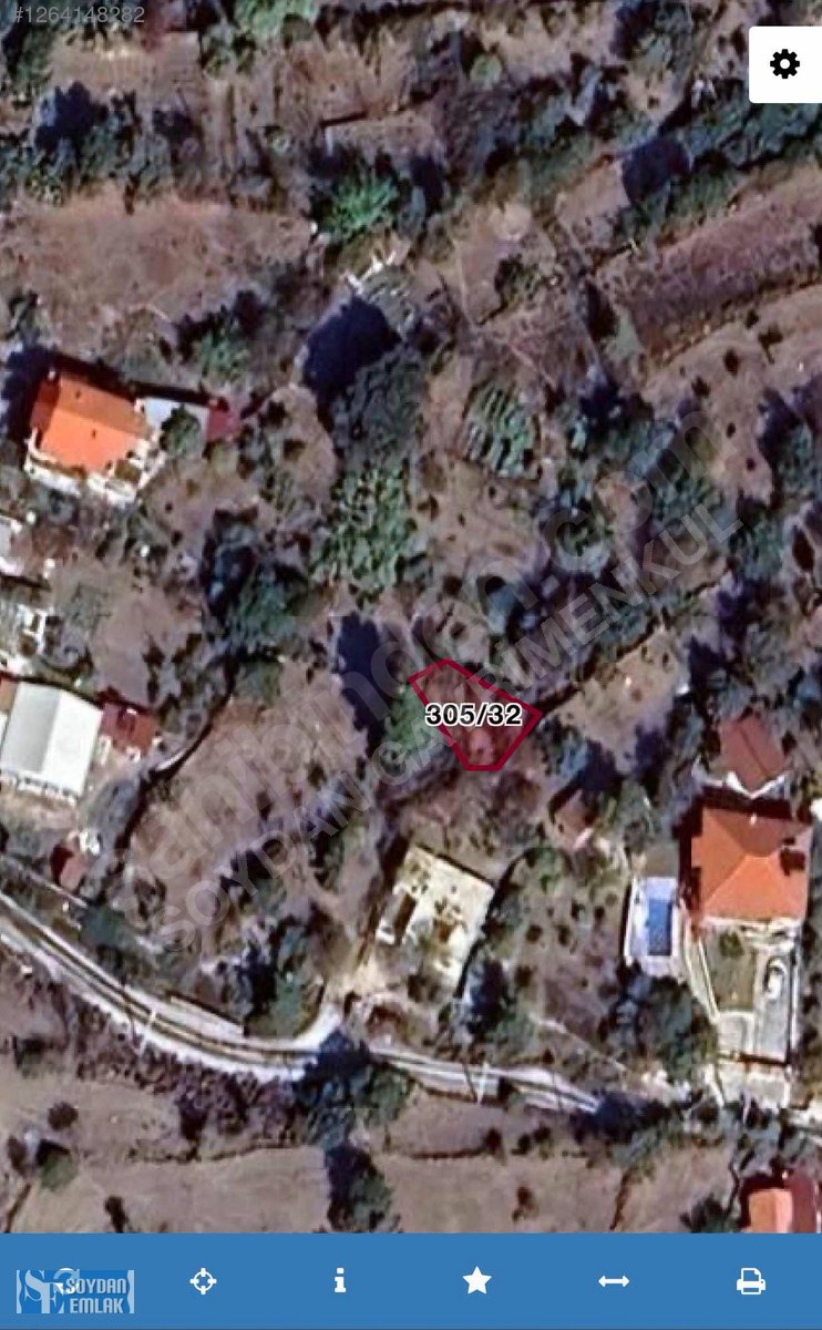 Söğüt EĞREK TEPESİNDE SATILIK DÜZ ARAZİ - MUĞLA MARMARİS fotoğraf 3