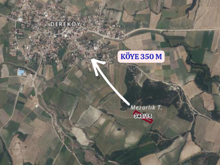EDİRNE UZUNKÖPRÜ DEREKÖY  KÖYÜNDE 4.298 M² TARLA SATILIKTIR - EDİRNE UZUNKÖPRÜ fotoğraf 3