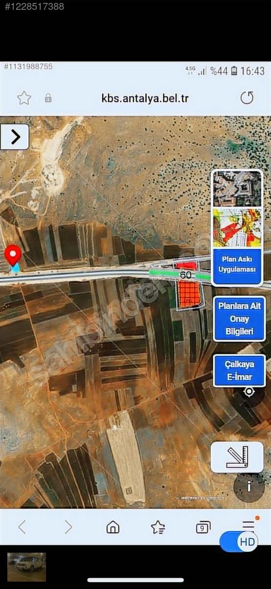 acil.Korkuteli sımandırda.sanayi arsalarına komşu2382m tarla - ANTALYA KORKUTELİ fotoğraf 8
