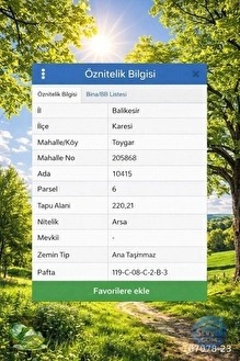 TOYGAR'DA FIRSAT SATILIK 220m² VİLLA İMARLI TAM MÜSTAKİL PARSEL - BALIKESİR KARESİ fotoğraf 3