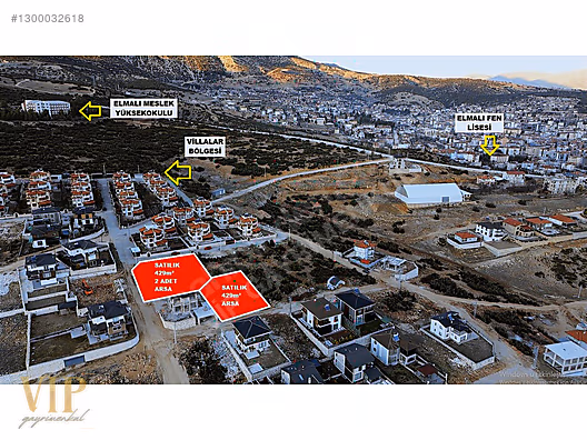 VİP GAYRİMENKUL'den ELMALININ EN DEĞERLİ VİLLA ARSALARI - ANTALYA ELMALI fotoğraf 5