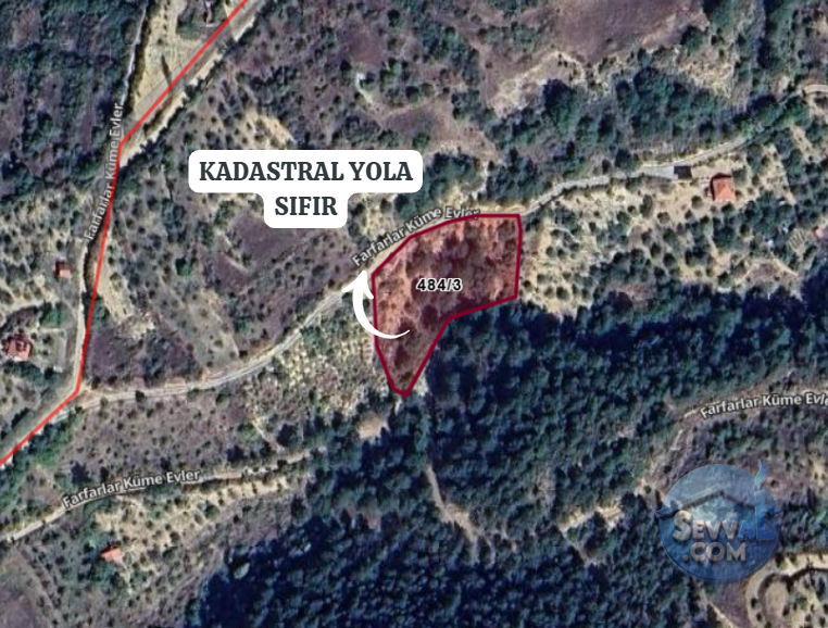 KÜTAHYA ŞAPHANE PAZAR KÖYÜ’NDE 1.999 M²  İMARLI ARSA SATILIKTIR - KÜTAHYA ŞAPHANE fotoğraf 3