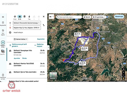 ALTIEYLÜL BAĞALANDA SATILIK MÜSTAKİL PARSEL BÜYÜK ARSA 1600 M² - BALIKESİR ALTIEYLÜL fotoğraf 5