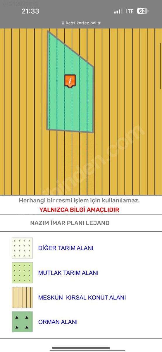 ALİHOCALAR KÖYÜ KÖY İÇİ 469m² ARSA - KOCAELİ KÖRFEZ fotoğraf 2