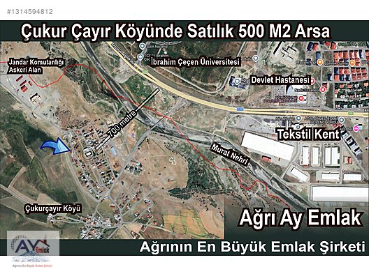 Üniversite ve Hastane karşısında satılık 500 m² Arsa - AĞRI MERKEZ fotoğraf 6