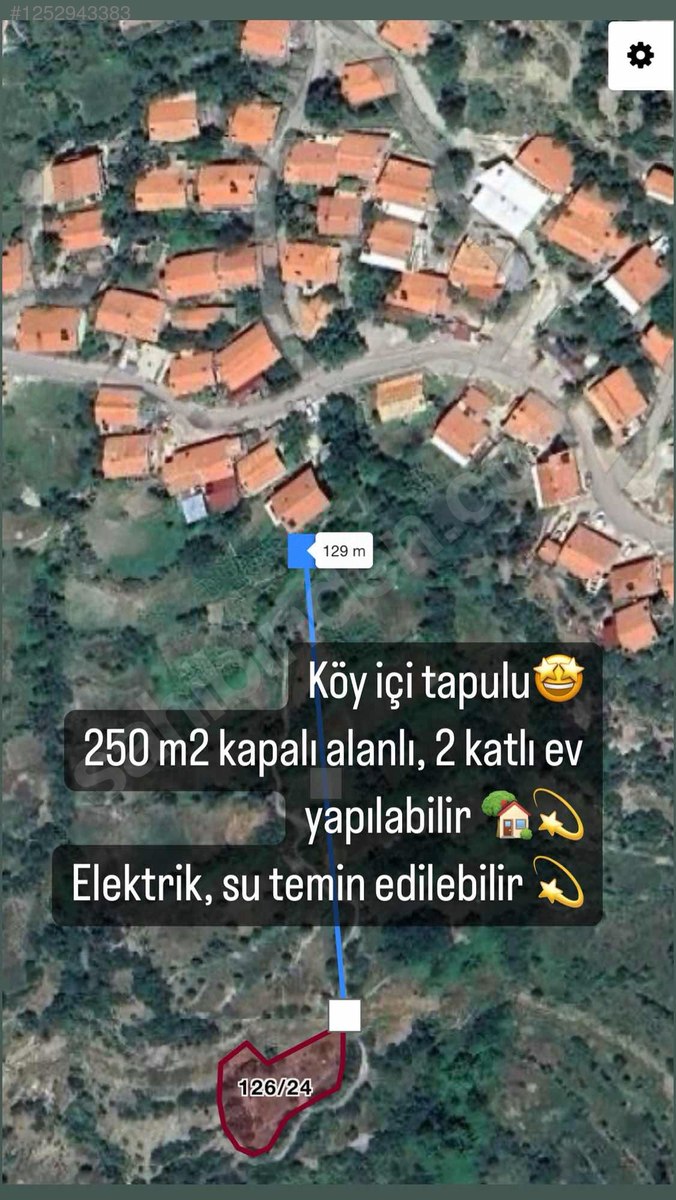 Antalya / Akseki / Güneykaya Mahallesinde 713 m² SATILIK ARSA  - ANTALYA AKSEKİ fotoğraf 6