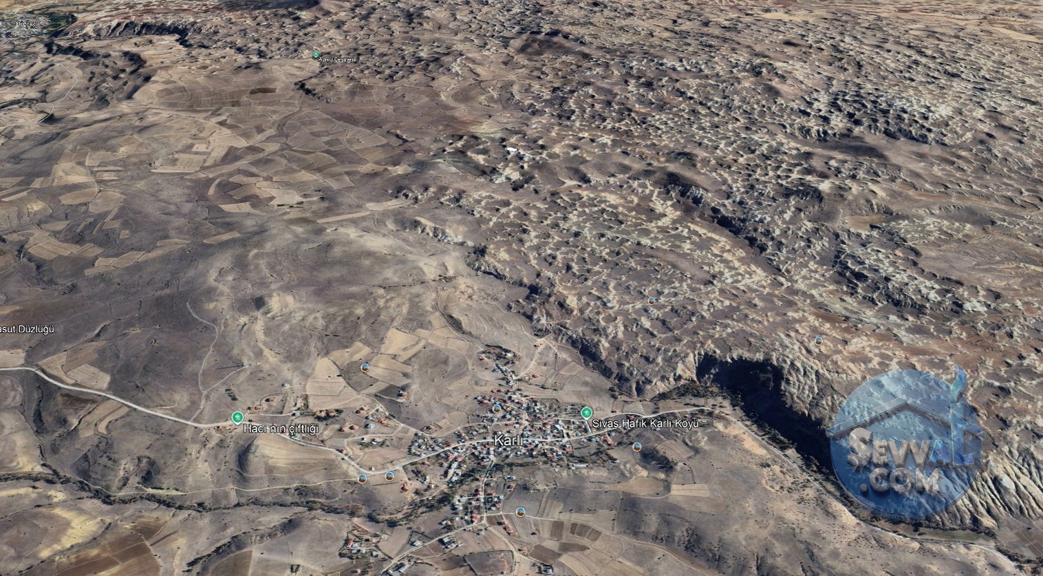 SİVAS HAFİK KARLI KÖYÜNDE 1.397 M² TARLAMIZ SATILIKTIR. - Sivas Hafik fotoğraf 10