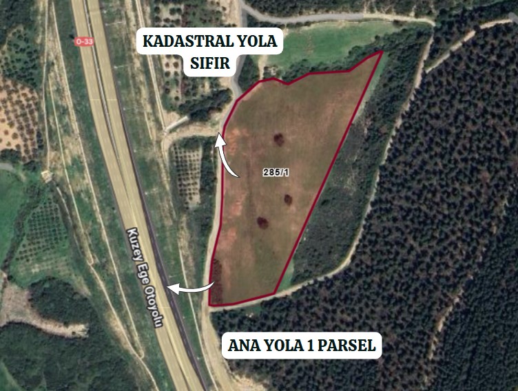 İZMİR ALİAĞA SAMURLU KÖYÜ’NDE  TARLA’NIN 411 M²’Sİ SATILIKTIR - İZMİR ALİAĞA fotoğraf 4