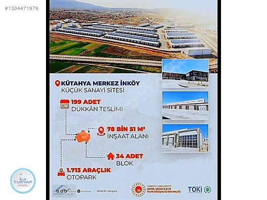 FABRİKA SANAYİ DÜKKANI-RESMİ TAPU DEVİR-453M2 MUHTEŞEM LOKASYON - KÜTAHYA MERKEZ fotoğraf 16