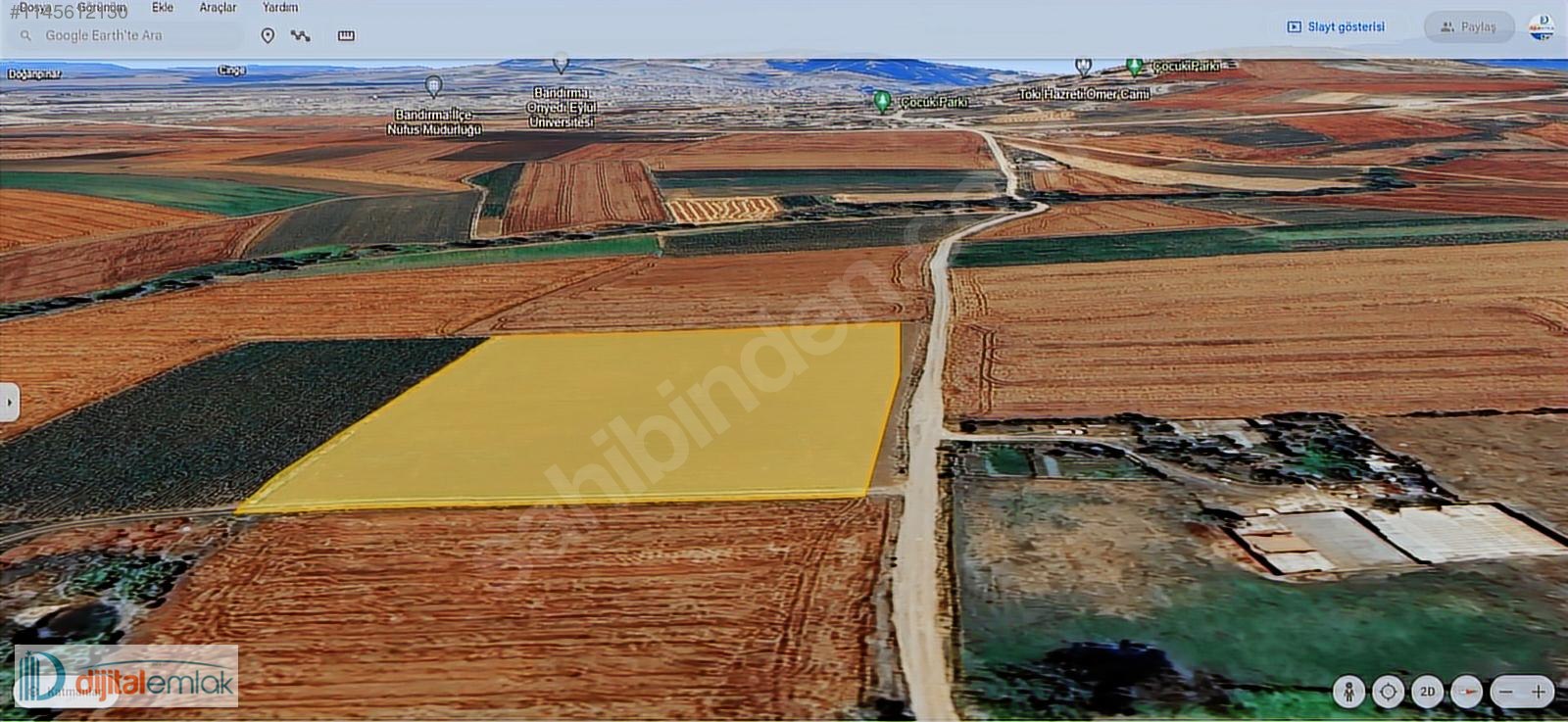 Bandırma Kayacık'ta konut alanında Satılık 10 Dönüm Yatırımlık. - BALIKESİR BANDIRMA fotoğraf 28