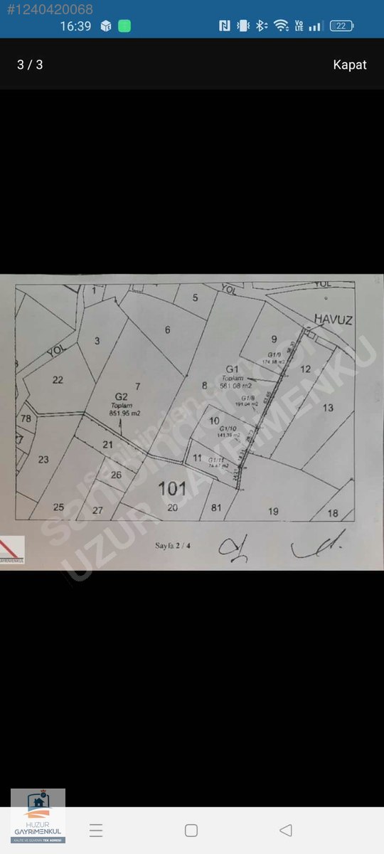 ACİL SATILIK SARANBOLU KONARI KÖYÜNDE YOLU MEVCUT 2.931 ARSA - KARABÜK SAFRANBOLU fotoğraf 15