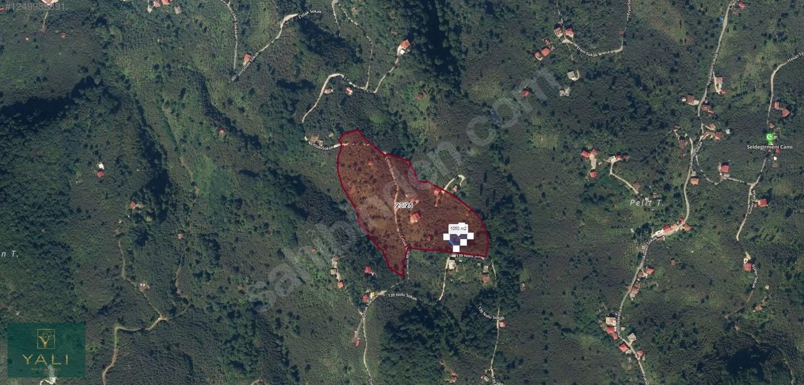ÇITLAKKALEDE 1050M2 MUHTEŞEM DENİZ MANZARALI İMARLI ARSA - GİRESUN MERKEZ fotoğraf 11