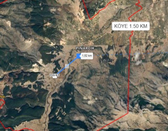 KÜTAHYA ALTINTAŞ PINARCIK KÖYÜ’NDE 1327 M² TARLA SATILIKTIR - KÜTAHYA ALTINTAŞ fotoğraf 4