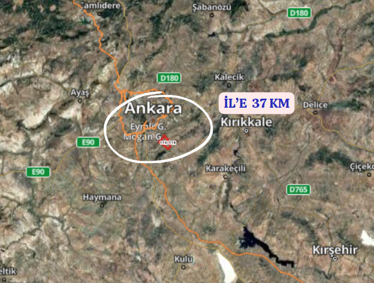 ANKARA ÇANKAYA TOHUMLAR  KÖYÜNDE TARLAMIZIN 617 M² Sİ SATILIKTIR. - ANKARA ÇANKAYA fotoğraf 5