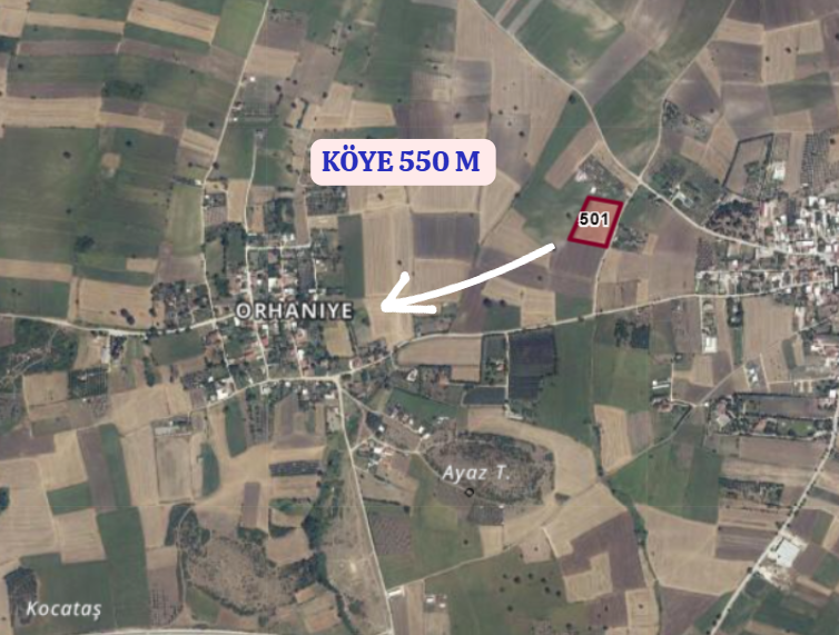 BURSA KARACABEY ORHANİYE  KÖYÜNDE  TARLANIN 4.500 M²  Sİ  SATILIKTIR - BURSA KARACABEY fotoğraf 5