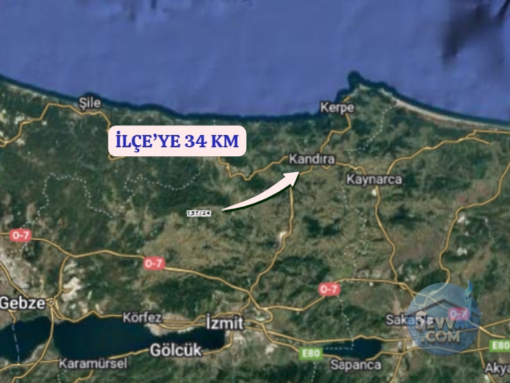 KOCAELİ KANDIRA ÇAKMAKLAR KÖYÜNDE 206 M² TARLA SATILIKTIR - Kocaeli Kandıra fotoğraf 5