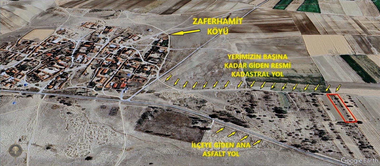 KÖY VE ANA ASFALTIN DİBİNDE RESMİ YOLLU 2.841M2 MEYVE BAHÇESİ - ESKİŞEHİR ÇİFTELER fotoğraf 5