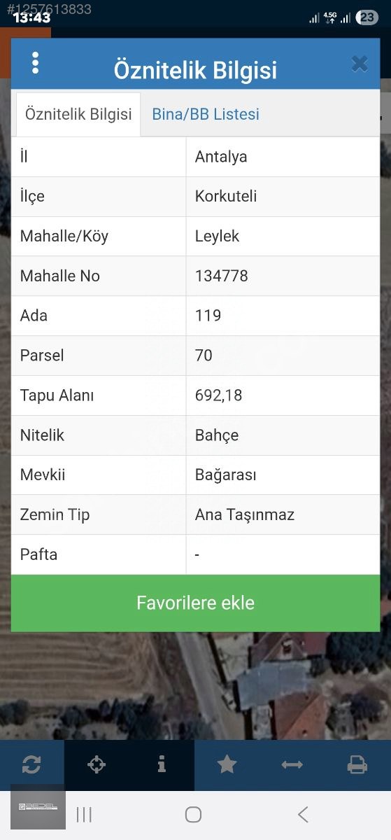 ANTALYA KORKUTELİ LEYLEK MAH CADDE ÜSTÜ 700 M² MÜSTAKİL ARSA - ANTALYA KORKUTELİ fotoğraf 6