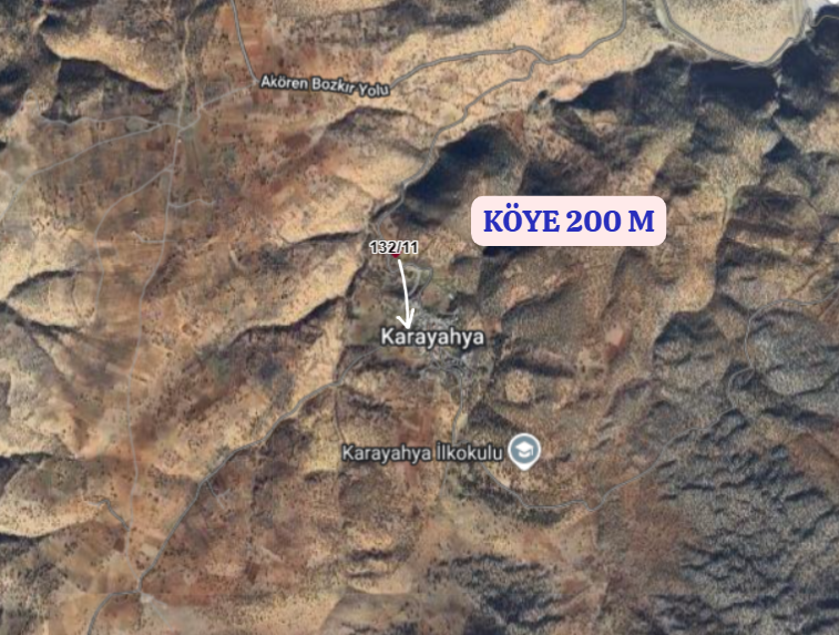 KONYA BOZKIR KARAYAHYA KÖYÜNDE  951   M²  TARLA  SATILIKTIR - KONYA BOZKIR fotoğraf 4