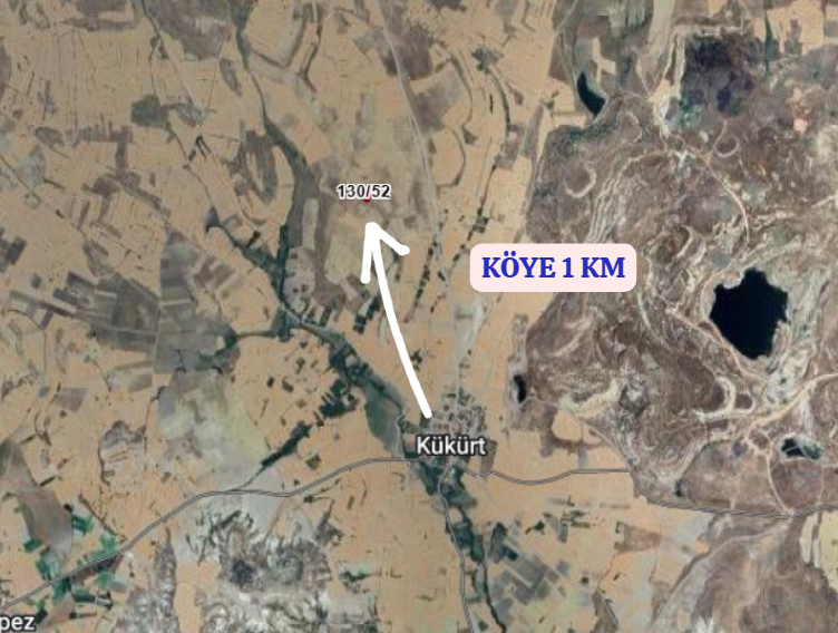 KÜTAHYA MERKEZ KÜKÜRT   KÖYÜNDE  1.690  M²  TARLA SATILIKTIR - KÜTAHYA MERKEZ fotoğraf 4