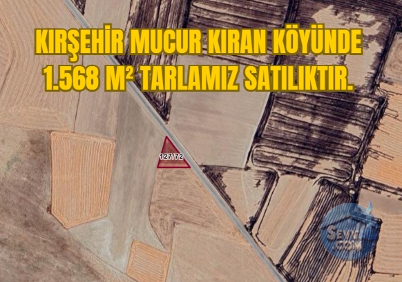 KIRŞEHİR MUCUR KIRAN KÖYÜNDE 1.568 M² TARLAMIZ SATILIKTIR. - Kırşehir Mucur fotoğraf 14