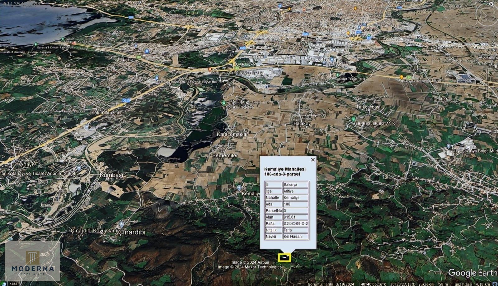 ARİFİYE KEMALİYE DE 815 M2 EN MANTIKLI TEK TAPU YATIRIM FIRSATI - SAKARYA ARİFİYE fotoğraf 10