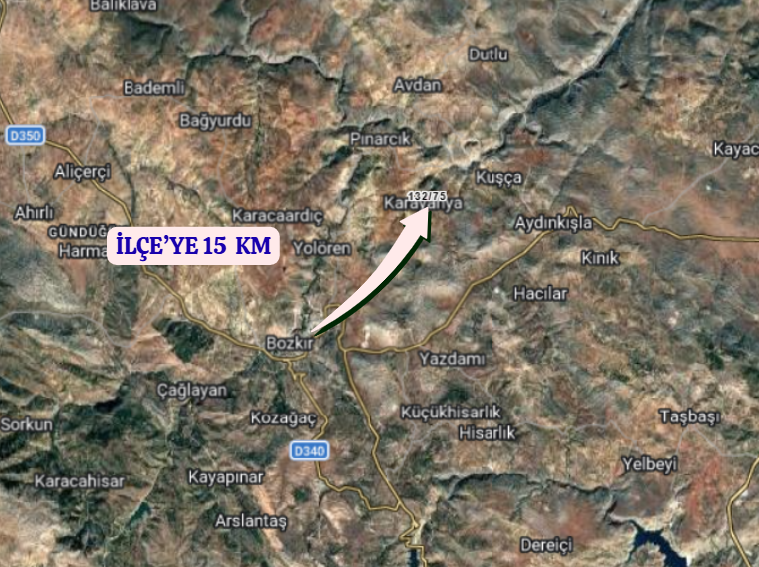 KONYA BOZKIR KARAYAHYA  KÖYÜNDE  1.890 M² TARLA SATILIKTIR - KONYA BOZKIR fotoğraf 5