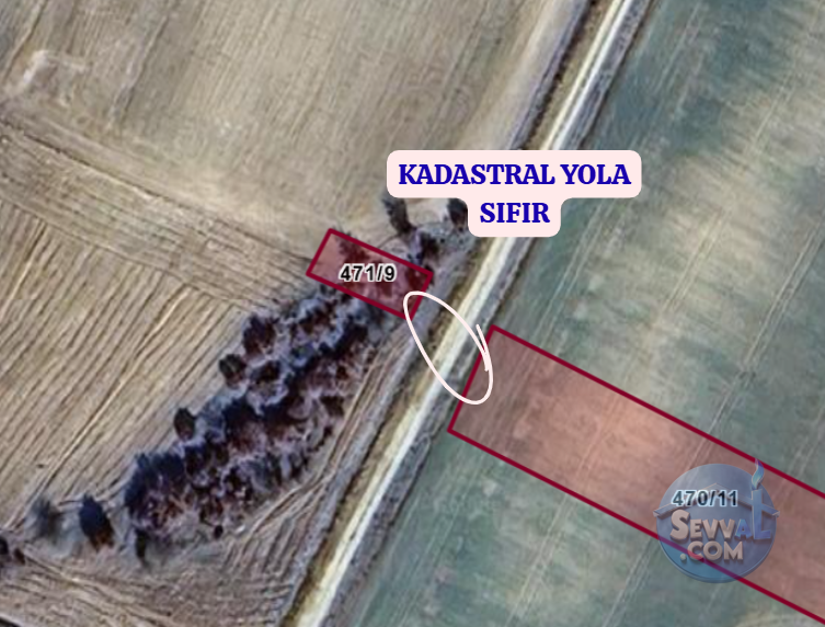 EDİRNE MERİÇ KÜÇÜKDOĞANCA  KÖYÜNDE  127 M²  TARLA  SATILIKTIR - EDİRNE MERİÇ fotoğraf 3