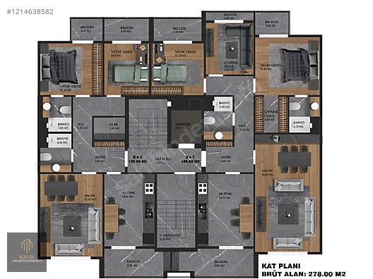 ŞEREF CD SGK BİNA YANI LİTUS LİFE TEMELDEN SATILIK 2+1 3+1 DAİRE - UŞAK MERKEZ fotoğraf 5