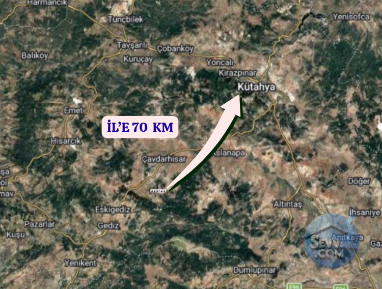 KÜTAHYA GEDİZ YAĞMURLAR  KÖYÜNDE  2.718 M²  TARLA  SATILIKTIR - KÜTAHYA GEDİZ fotoğraf 6