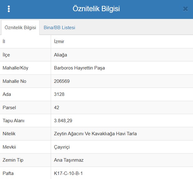 İZMİR-ALİAĞA BARBAROS HAYRETTİN PAŞA MAHALLESİ’NDE  TARLA’NIN  320 M²’Sİ SATI - İZMİR ALİAĞA fotoğraf 6