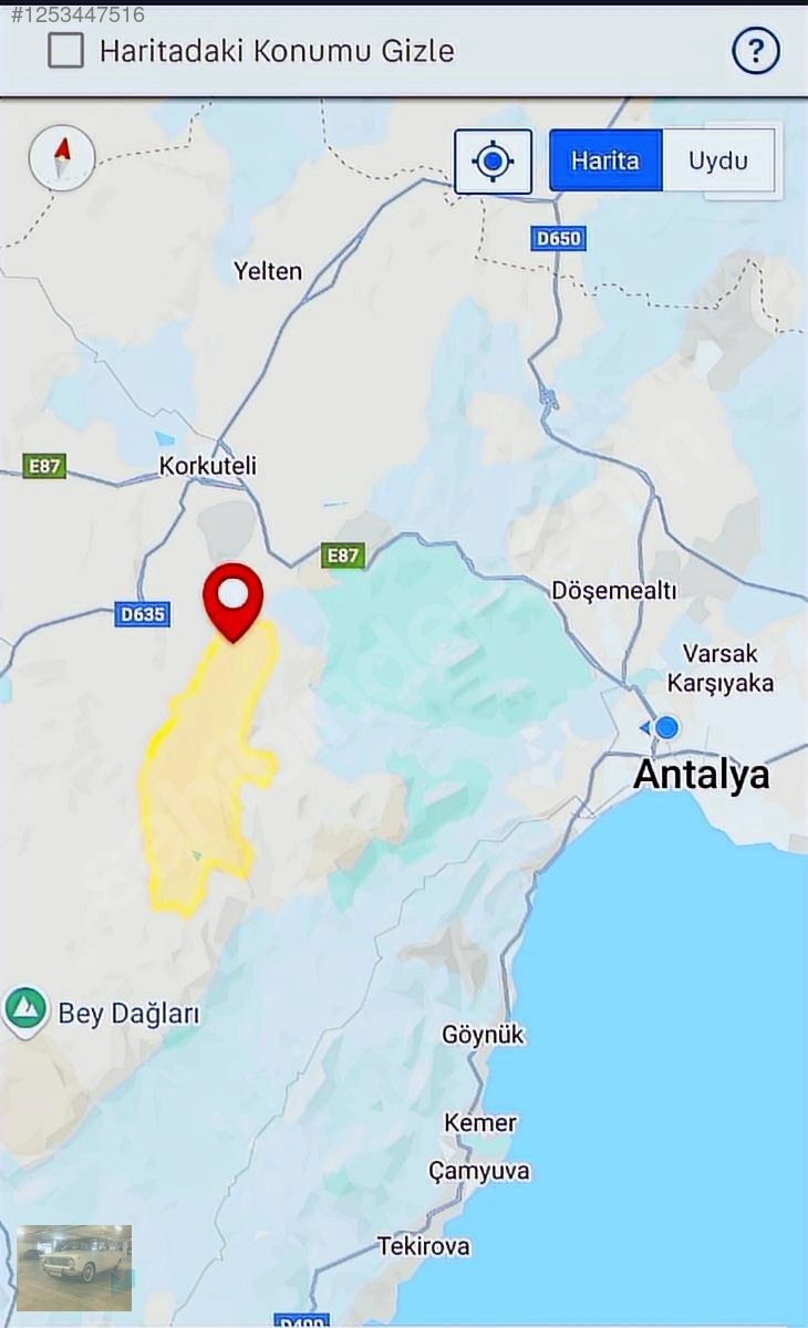 acil !korkuteli'de Yazıra komşu İmecikte 1883m mahalle yanında - ANTALYA KORKUTELİ fotoğraf 11