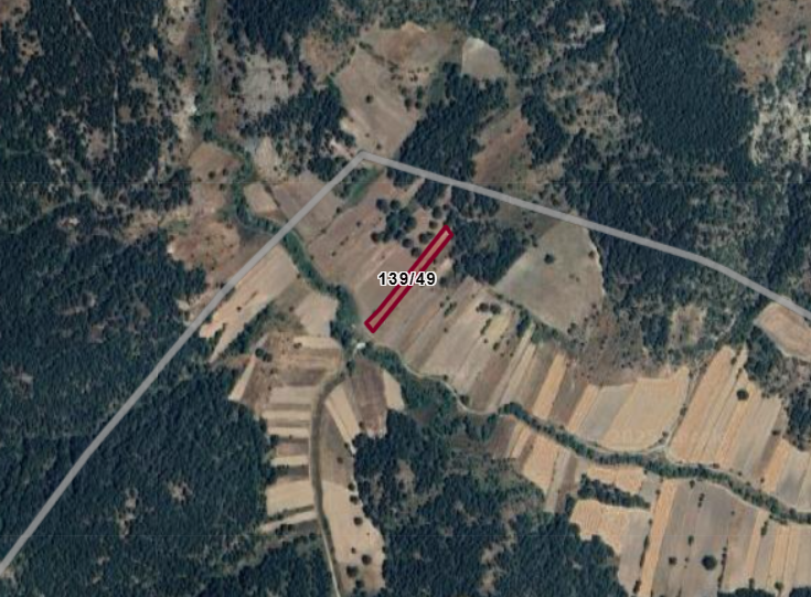 KÜTAHYA MERKEZ İSHAKÇILAR KÖYÜNDE 2.010  M² TARLA  SATILIKTIR