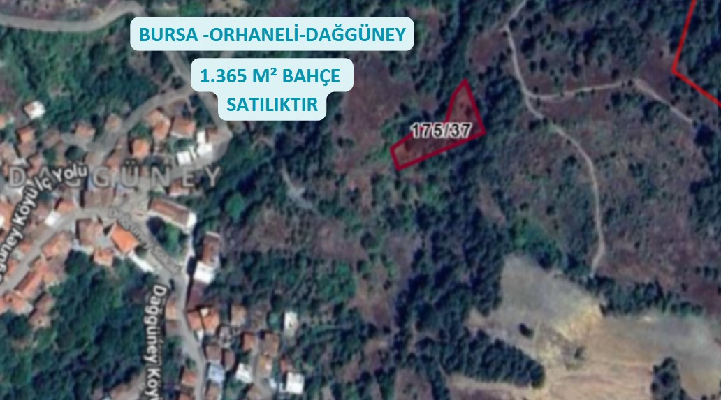 BURSA ORHANELİ DAĞGÜNEY KÖYÜ’NDE 1.365 M² BAHÇE SATILIKTIR. - BURSA ORHANELİ fotoğraf 2