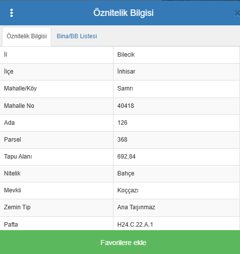 BİLECİK İNHİSAR SAMRIKÖY KÖYÜ’NDE 692 M² BAHÇE SATILIKTIR - BİLECİK İNHİSAR fotoğraf 7