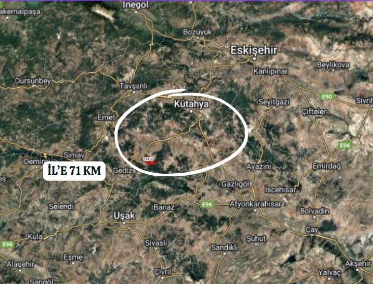 KÜTAHYA GEDİZ YAĞMURLAR'DA 4.301M² TARLAMIZ SATILIKTIR - KÜTAHYA GEDİZ fotoğraf 8