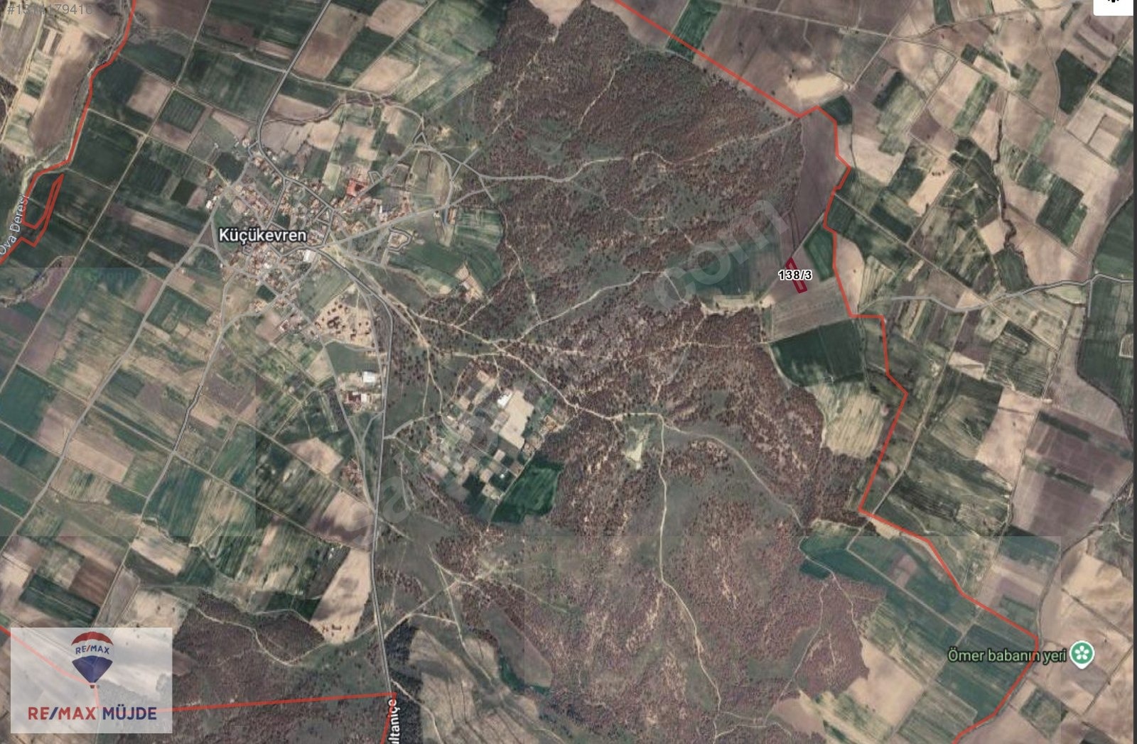 EDİRNE ENEZ KÜÇÜKEVREN MAH.2.555 M2 KADASTRO YOLA CEPHELİ TARLA - EDİRNE ENEZ fotoğraf 6