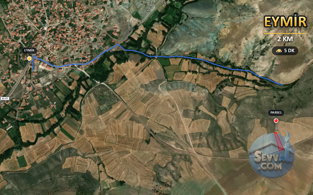 YOZGAT SORGUN EYMİR 2.200 m² SATILIK ARSA - YOZGAT SORGUN fotoğraf 6